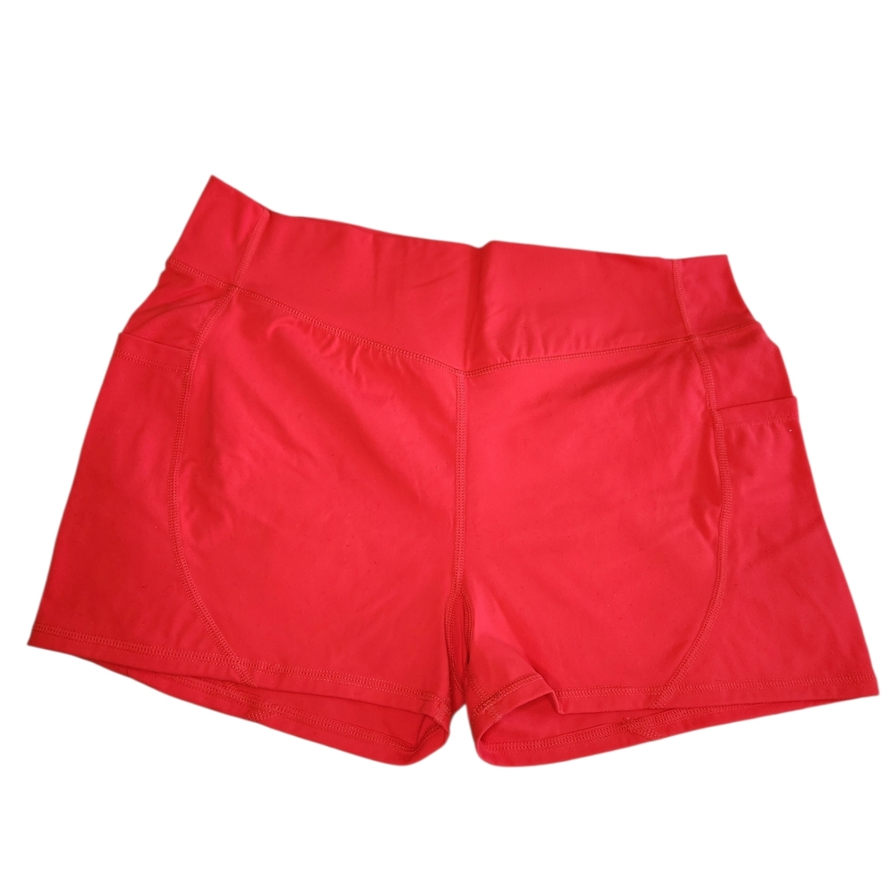1st Phorm Black High Rise Biker Shorts Pockets Size XL